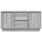vidaXL Έπιπλο Τηλεόρασης με LED Γκρι Sonoma 100x41x50 εκ.