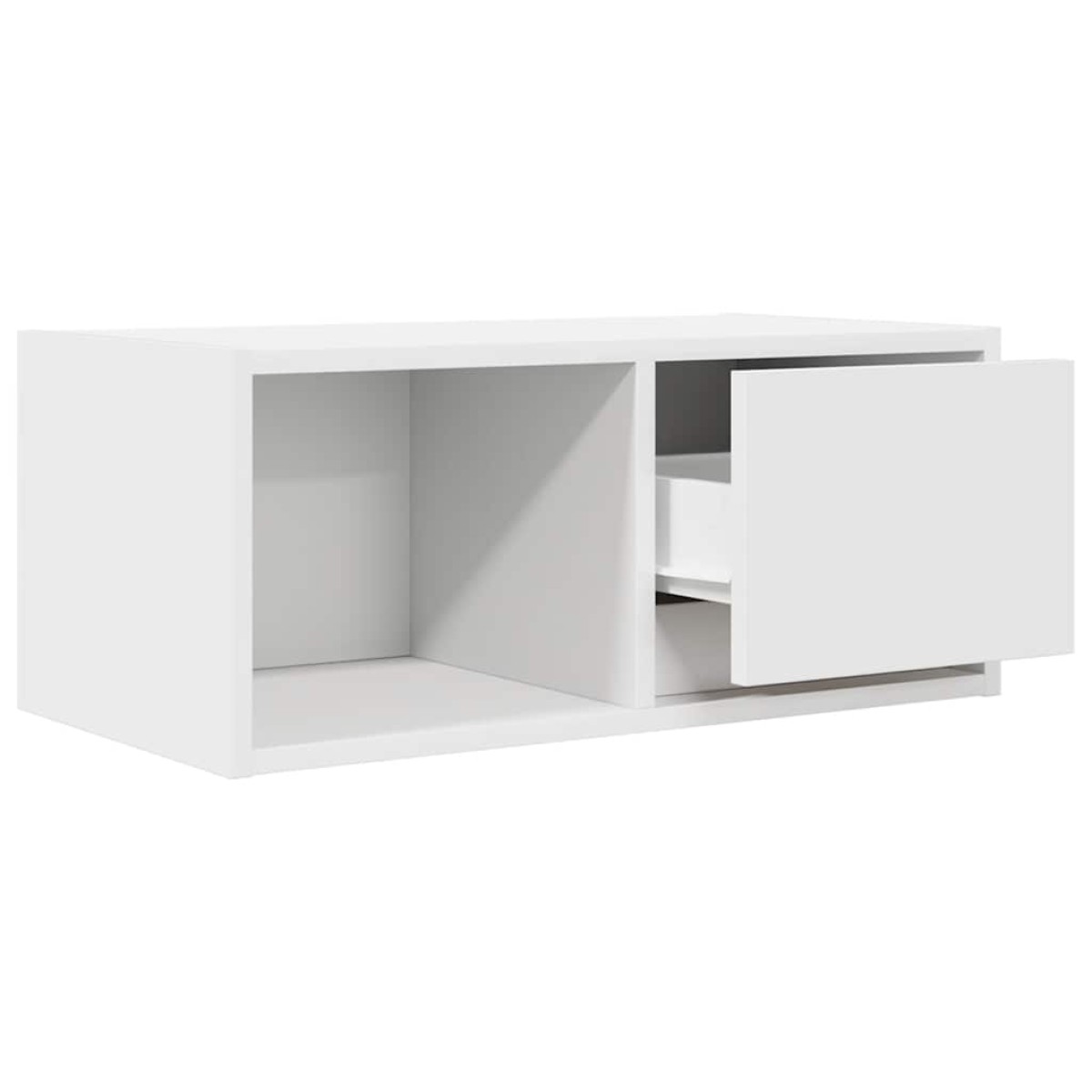 vidaXL Έπιπλο Τηλεόρασης Λευκό 60x31x25,5 εκ. Επεξεργασμένο Ξύλο