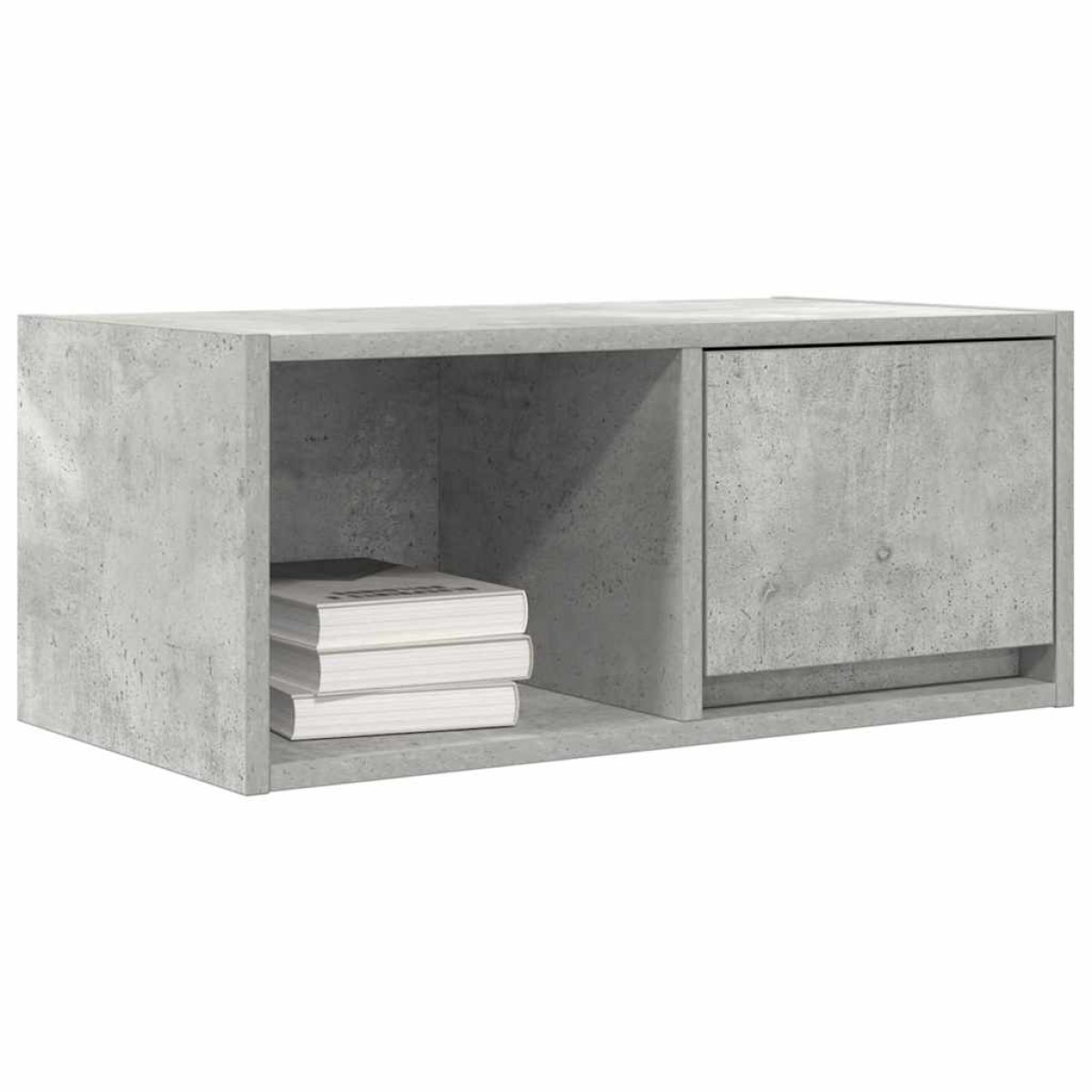 vidaXL Έπιπλο Τηλεόρασης Γκρι μπετόν 60x31x25,5 εκ. Επεξεργασμένο Ξύλο
