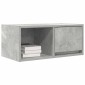 vidaXL Έπιπλο Τηλεόρασης Γκρι μπετόν 60x31x25,5 εκ. Επεξεργασμένο Ξύλο