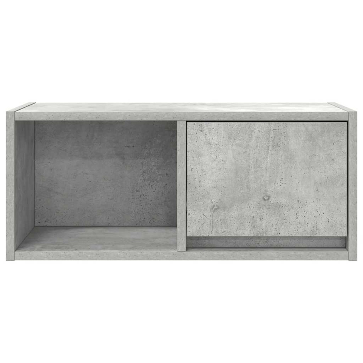 vidaXL Έπιπλο Τηλεόρασης Γκρι μπετόν 60x31x25,5 εκ. Επεξεργασμένο Ξύλο