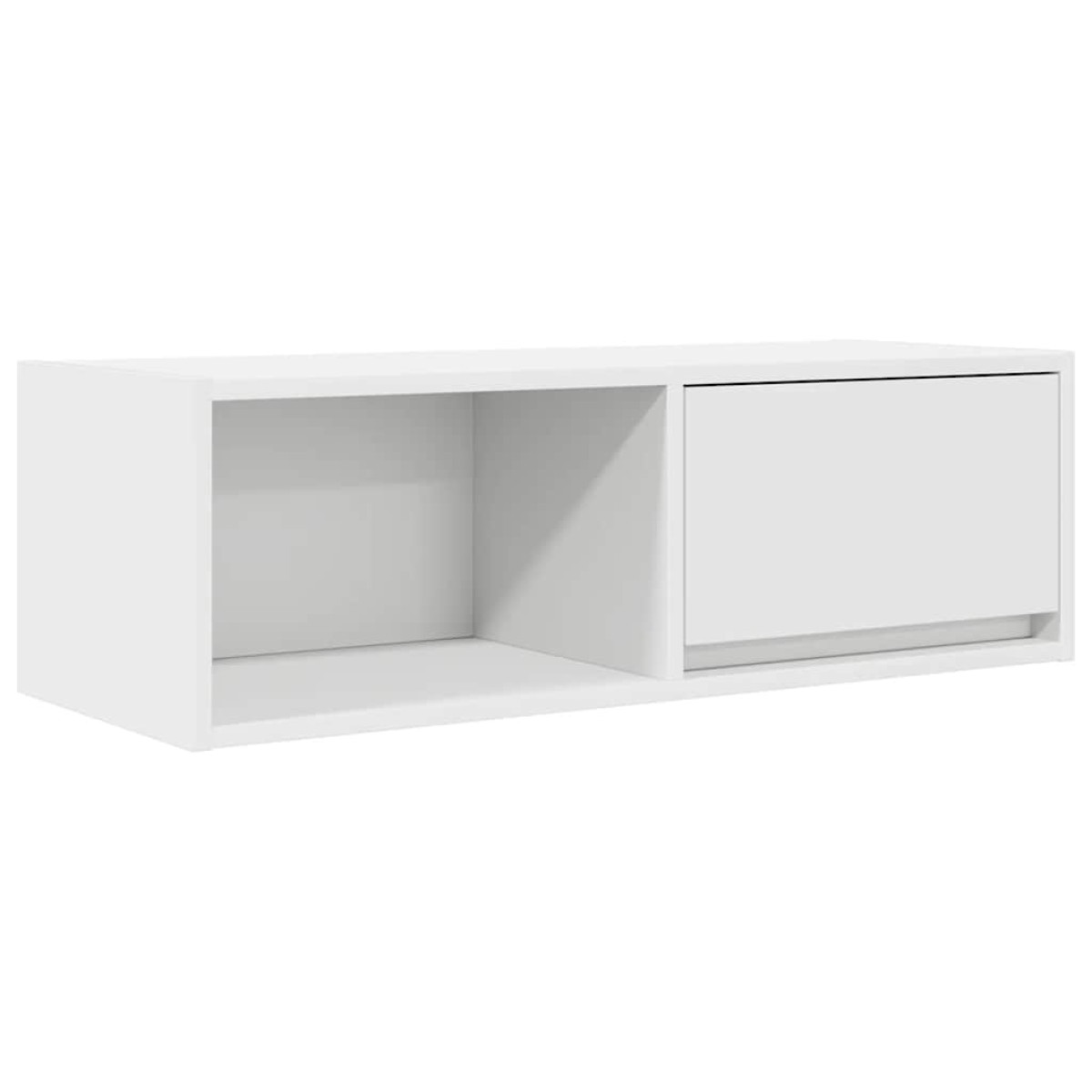 vidaXL Έπιπλο Τηλεόρασης Λευκό 80x31x25,5 εκ. Επεξεργασμένο Ξύλο