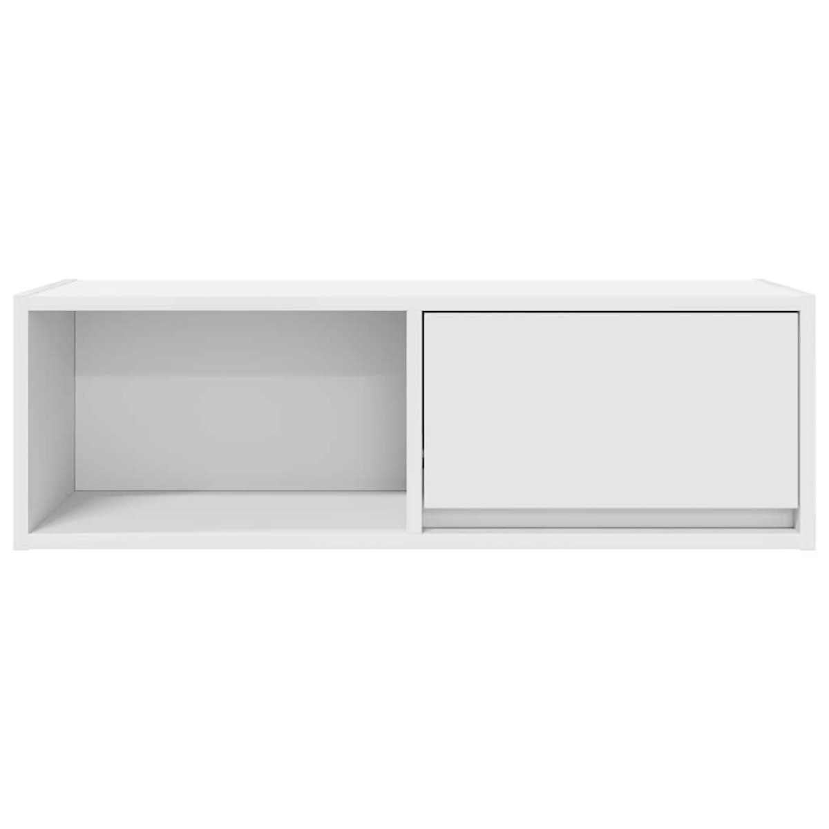 vidaXL Έπιπλο Τηλεόρασης Λευκό 80x31x25,5 εκ. Επεξεργασμένο Ξύλο
