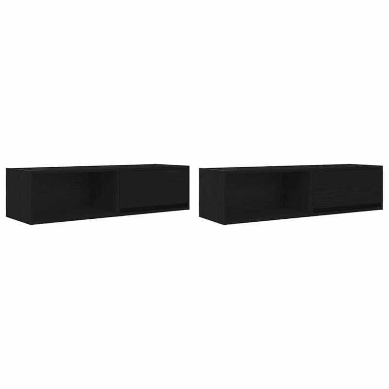 vidaXL Έπιπλα Τηλεόρασης 2 τεμ. 100x31x25,5 εκ. Επεξεργασμένο Ξύλο