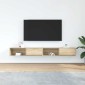 vidaXL Έπιπλα Τηλεόρασης 2 τεμ. 100x31x25,5 εκ. Επεξεργασμένο Ξύλο