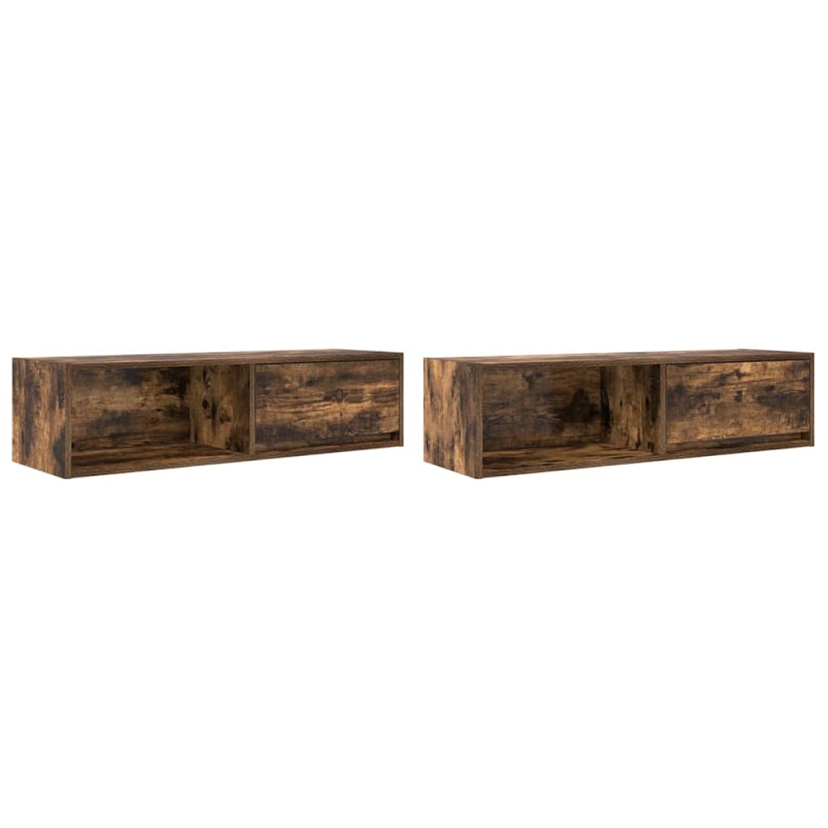 vidaXL Έπιπλα Τηλεόρασης 2 τεμ. 100x31x25,5 εκ Επεξεργασμένο Ξύλο