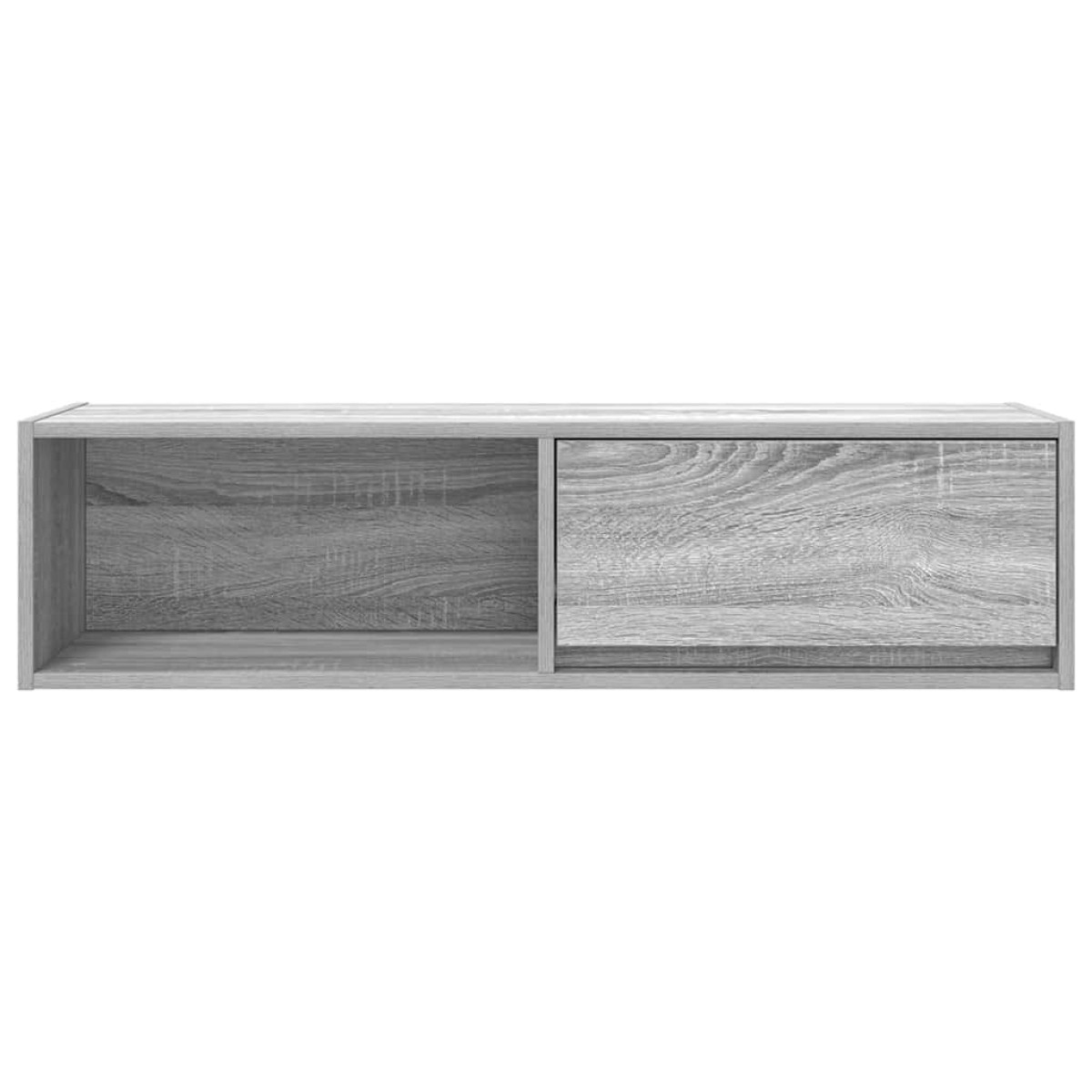 vidaXL Έπιπλο Τηλεόρασης Γκρι Sonoma 100x31x25,5 εκ. από Επεξεργ. Ξύλο