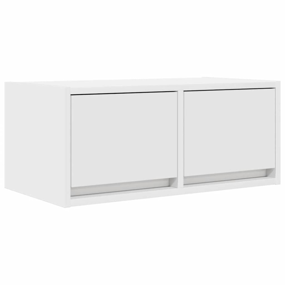 vidaXL Έπιπλο Τηλεόρασης Λευκό 60x31x25,5 εκ. Επεξεργασμένο Ξύλο