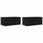 vidaXL Έπιπλα Τηλεόρασης 2 τεμ. 60x31x25,5 εκ. Επεξεργασμένο Ξύλο