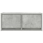 vidaXL Έπιπλο Τηλεόρασης Γκρι μπετόν 60x31x25,5 εκ. Επεξεργασμένο Ξύλο