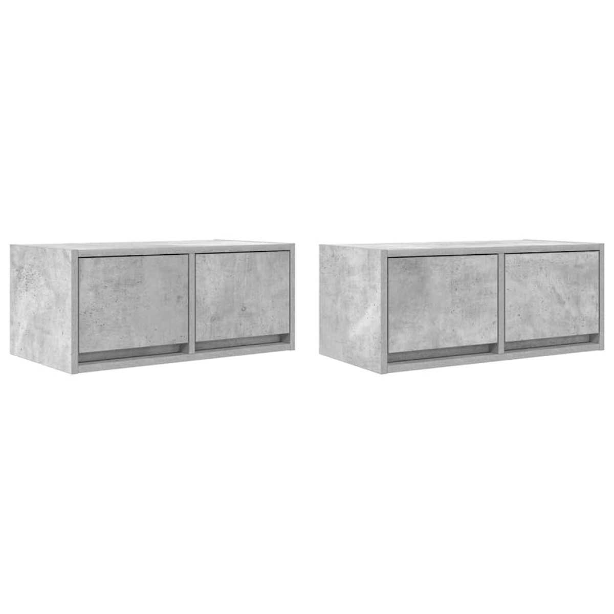 vidaXL Έπιπλα Τηλεόρασης 2 τεμ. 60x31x25,5 εκ. Επεξεργασμένο Ξύλο