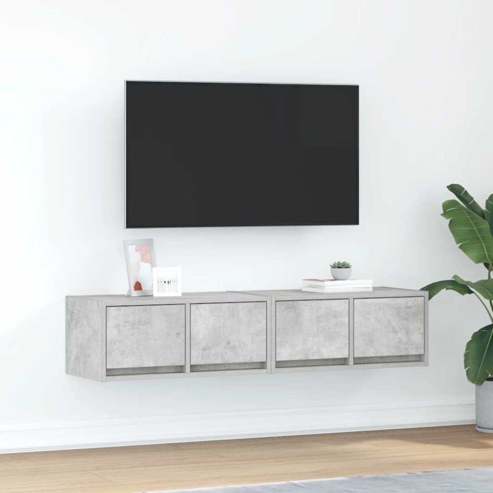 vidaXL Έπιπλα Τηλεόρασης 2 τεμ. 60x31x25,5 εκ. Επεξεργασμένο Ξύλο