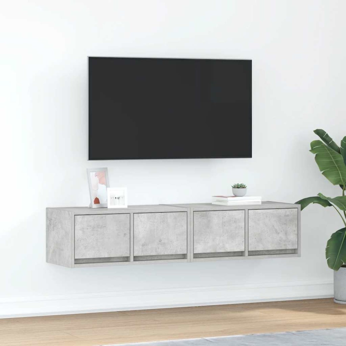 vidaXL Έπιπλα Τηλεόρασης 2 τεμ. 60x31x25,5 εκ. Επεξεργασμένο Ξύλο
