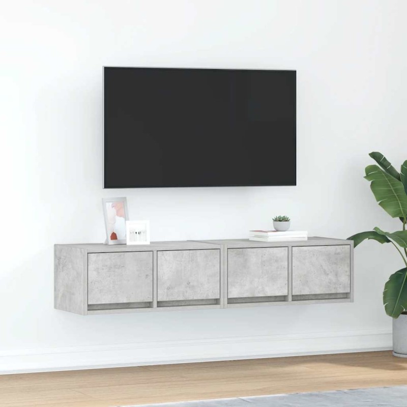 vidaXL Έπιπλα Τηλεόρασης 2 τεμ. 60x31x25,5 εκ. Επεξεργασμένο Ξύλο