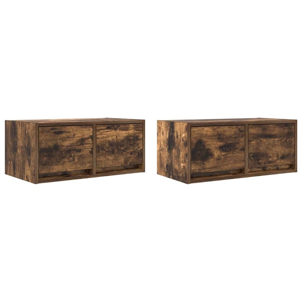 vidaXL Έπιπλα Τηλεόρασης 2 τεμ. 60x31x25,5 εκ Επεξεργασμένο Ξύλο