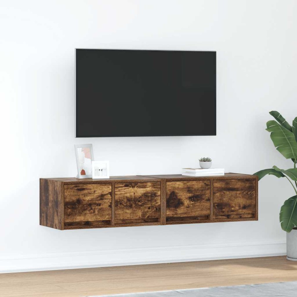 vidaXL Έπιπλα Τηλεόρασης 2 τεμ. 60x31x25,5 εκ Επεξεργασμένο Ξύλο