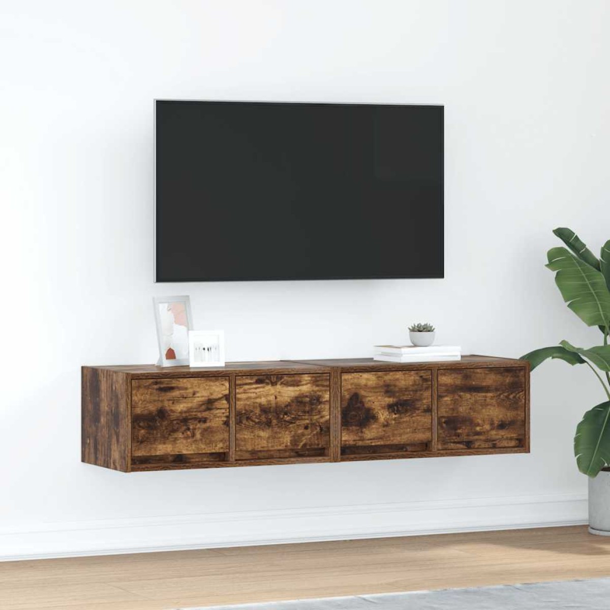 vidaXL Έπιπλα Τηλεόρασης 2 τεμ. 60x31x25,5 εκ Επεξεργασμένο Ξύλο