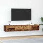 vidaXL Έπιπλα Τηλεόρασης 2 τεμ. 80x31x25,5 εκ. Επεξεργασμένο Ξύλο