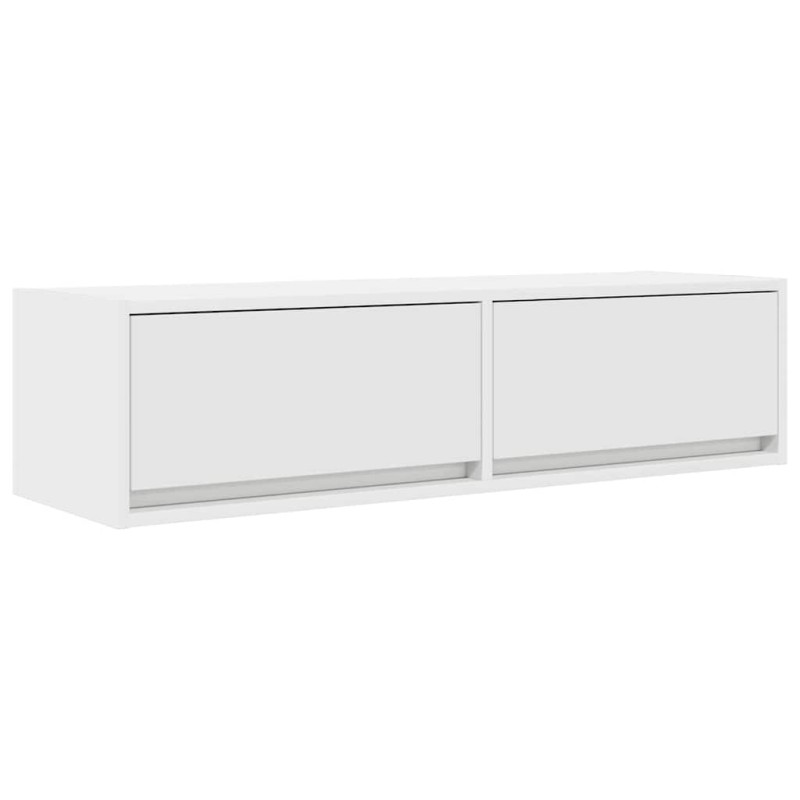 vidaXL Ντουλάπι TV 100 x 31 x 25,5 εκ. Λευκό Επεξεργασμένο ξύλο
