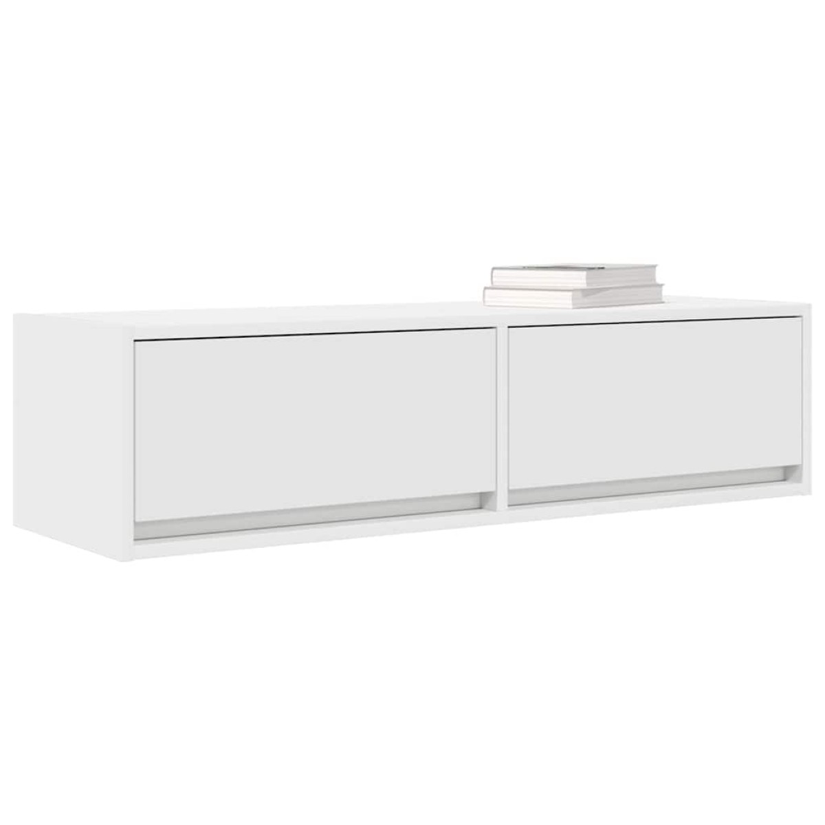 vidaXL Ντουλάπι TV 100 x 31 x 25,5 εκ. Λευκό Επεξεργασμένο ξύλο