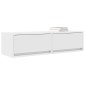 vidaXL Ντουλάπι TV 100 x 31 x 25,5 εκ. Λευκό Επεξεργασμένο ξύλο