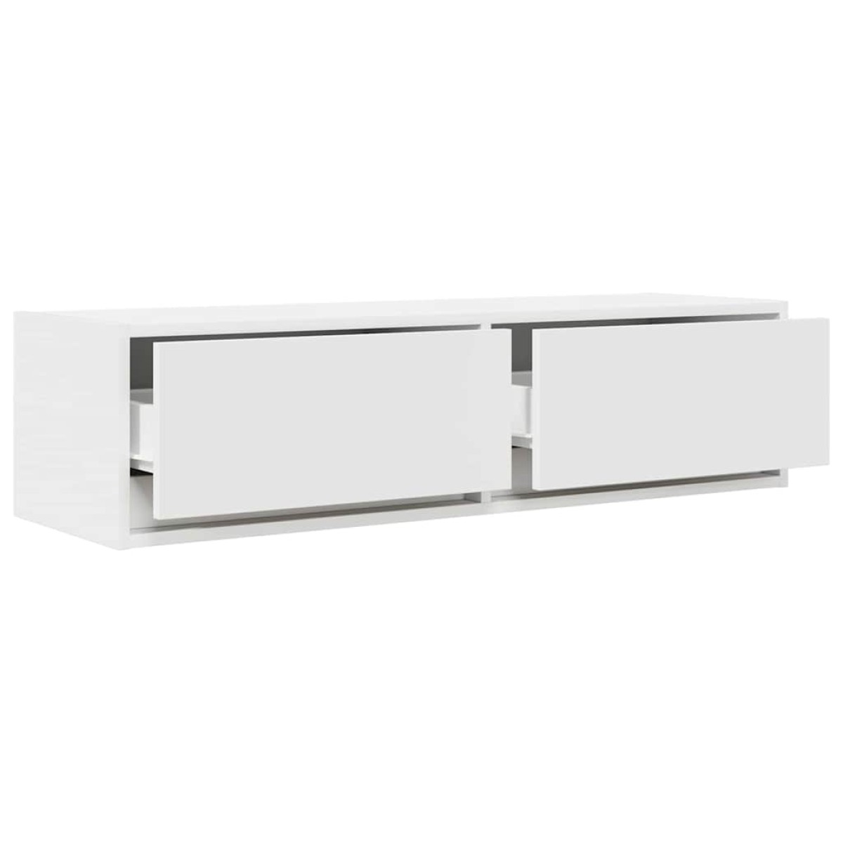 vidaXL Ντουλάπι TV 100 x 31 x 25,5 εκ. Λευκό Επεξεργασμένο ξύλο
