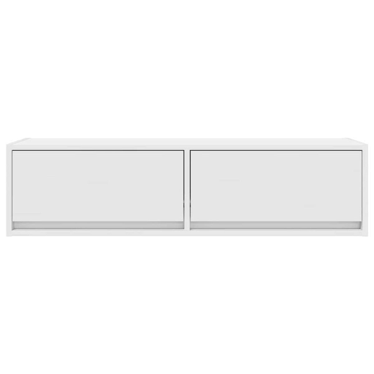 vidaXL Ντουλάπι TV 100 x 31 x 25,5 εκ. Λευκό Επεξεργασμένο ξύλο