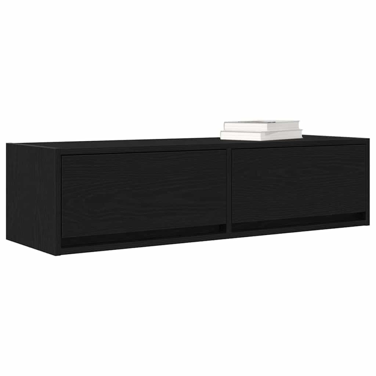 vidaXL Ντουλάπι TV 100 x 31 x 25,5 εκ. Μαύρη δρυς Επεξεργασμένο ξύλο