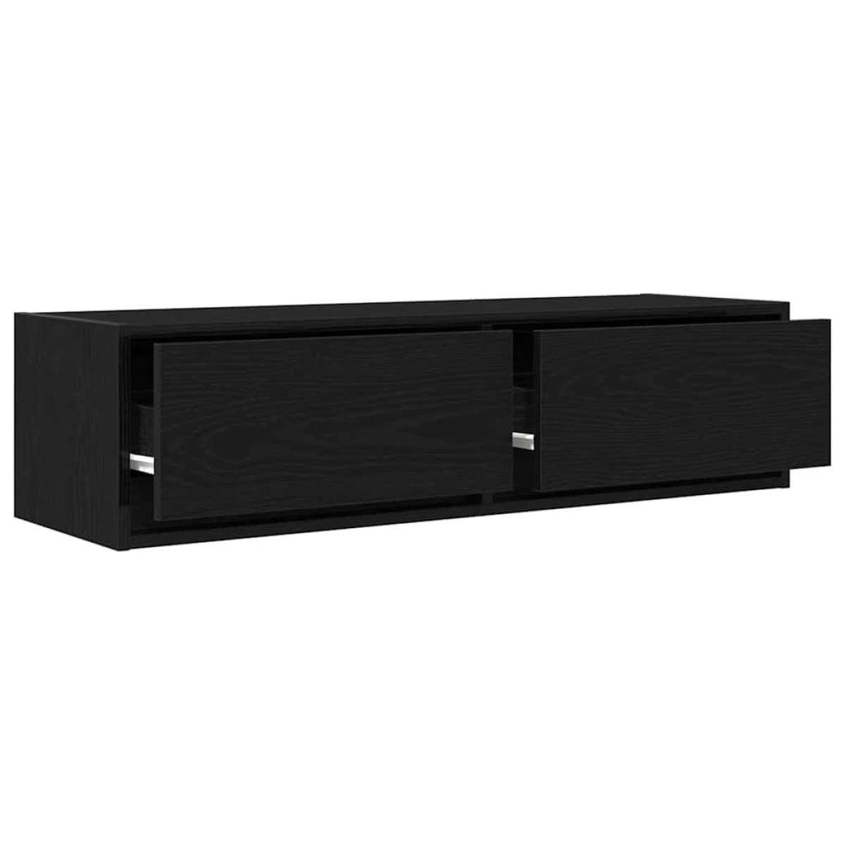 vidaXL Ντουλάπι TV 100 x 31 x 25,5 εκ. Μαύρη δρυς Επεξεργασμένο ξύλο