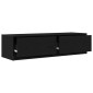 vidaXL Ντουλάπι TV 100 x 31 x 25,5 εκ. Μαύρη δρυς Επεξεργασμένο ξύλο