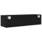 vidaXL Ντουλάπι TV 100 x 31 x 25,5 εκ. Μαύρη δρυς Επεξεργασμένο ξύλο