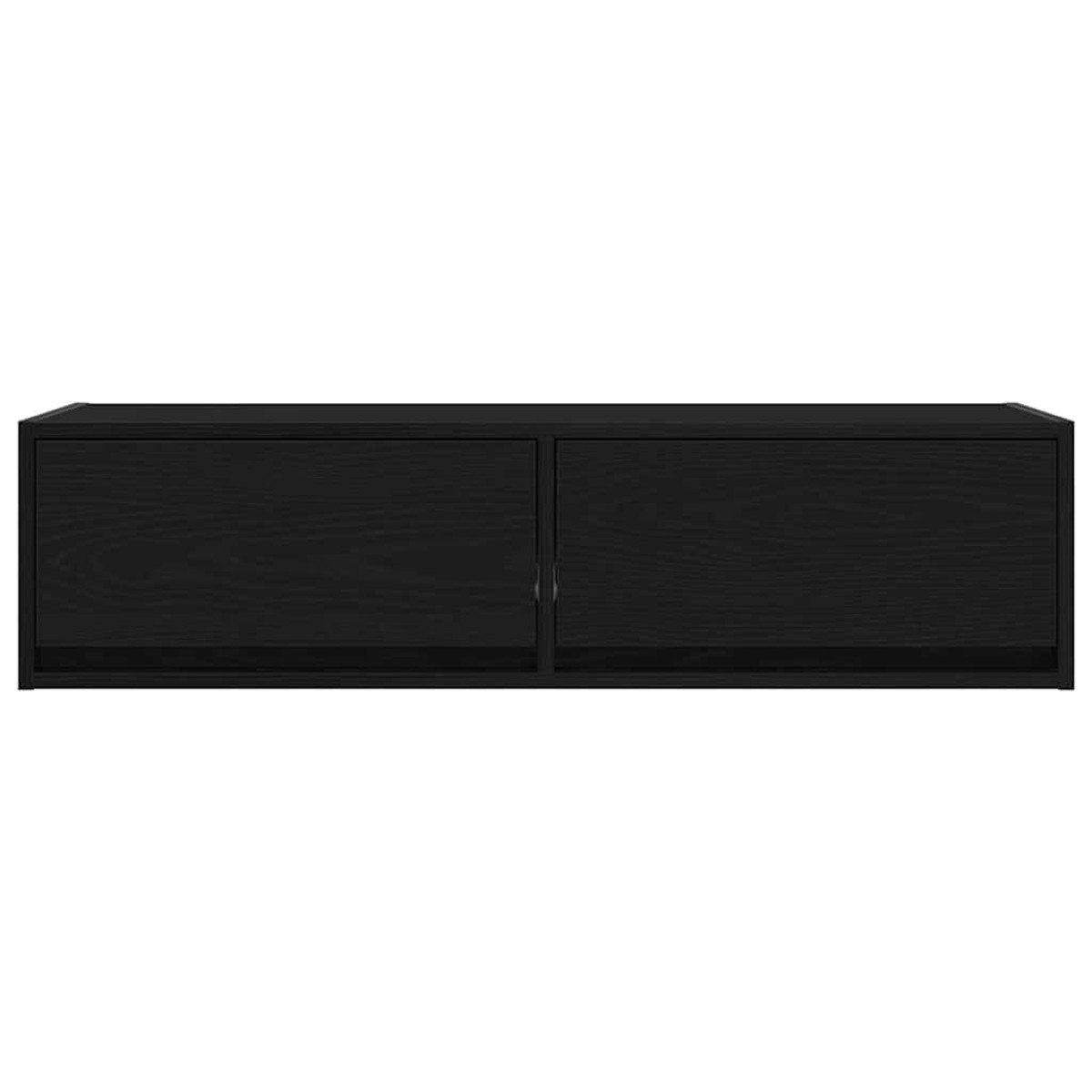 vidaXL Ντουλάπι TV 100 x 31 x 25,5 εκ. Μαύρη δρυς Επεξεργασμένο ξύλο