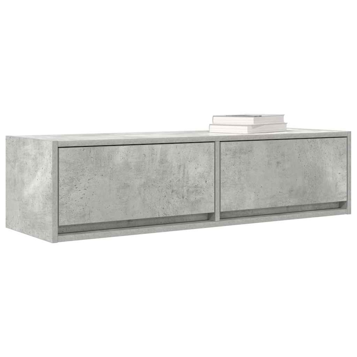 vidaXL Ντουλάπι TV 100 x 31 x 25,5 εκ. Γκρι σκυροδέματος