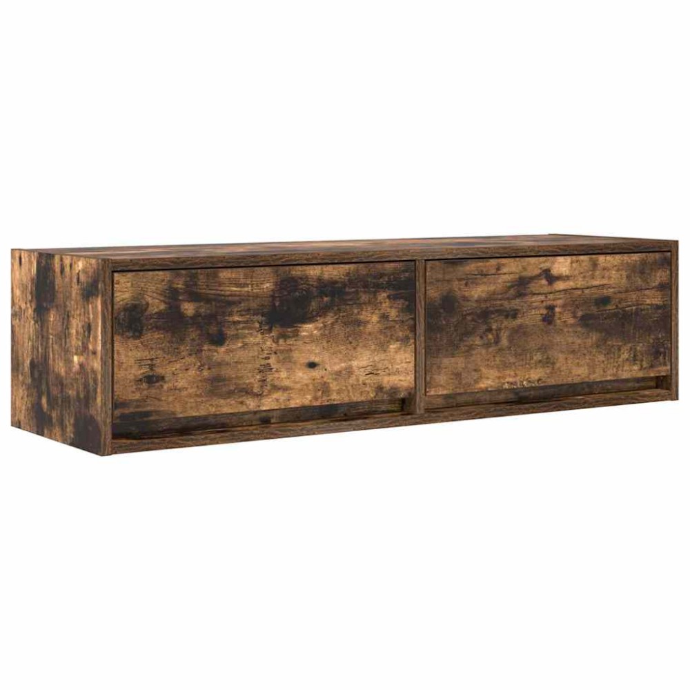 vidaXL Ντουλάπι TV 100 x 31 x 25,5 εκ. Καπνιστή δρυς