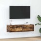 vidaXL Ντουλάπι TV 100 x 31 x 25,5 εκ. Καπνιστή δρυς