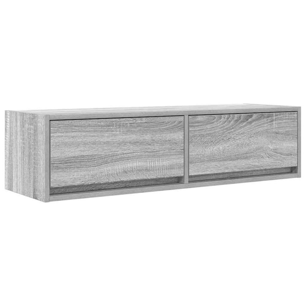 vidaXL Ντουλάπι TV 100 x 31 x 25,5 εκ. Γκρι sonoma Επεξεργασμένο ξύλο