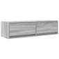 vidaXL Ντουλάπι TV 100 x 31 x 25,5 εκ. Γκρι sonoma Επεξεργασμένο ξύλο