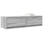 vidaXL Ντουλάπι TV 100 x 31 x 25,5 εκ. Γκρι sonoma Επεξεργασμένο ξύλο