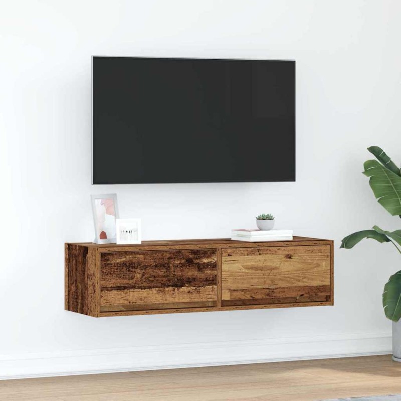 vidaXL Ντουλάπι TV 100 x 31 x 25,5 εκ. Παλαιό ξύλο Επεξεργασμένο ξύλο