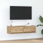 vidaXL Ντουλάπι TV 100 x 31 x 25,5 εκ. artisan δρυς Επεξεργασμένο ξύλο