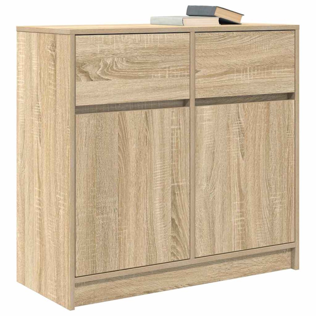 vidaXL Συρταριέρα με Συρτάρια Sonoma Δρυς 80x34x76 εκ. από Επεξ. Ξύλο