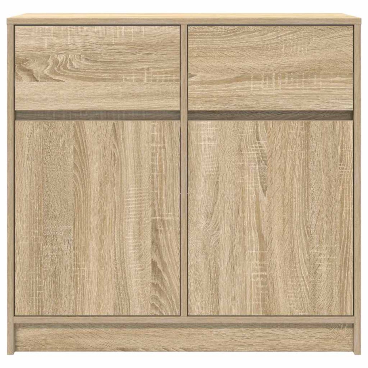 vidaXL Συρταριέρα με Συρτάρια Sonoma Δρυς 80x34x76 εκ. από Επεξ. Ξύλο