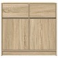 vidaXL Συρταριέρα με Συρτάρια Sonoma Δρυς 80x34x76 εκ. από Επεξ. Ξύλο