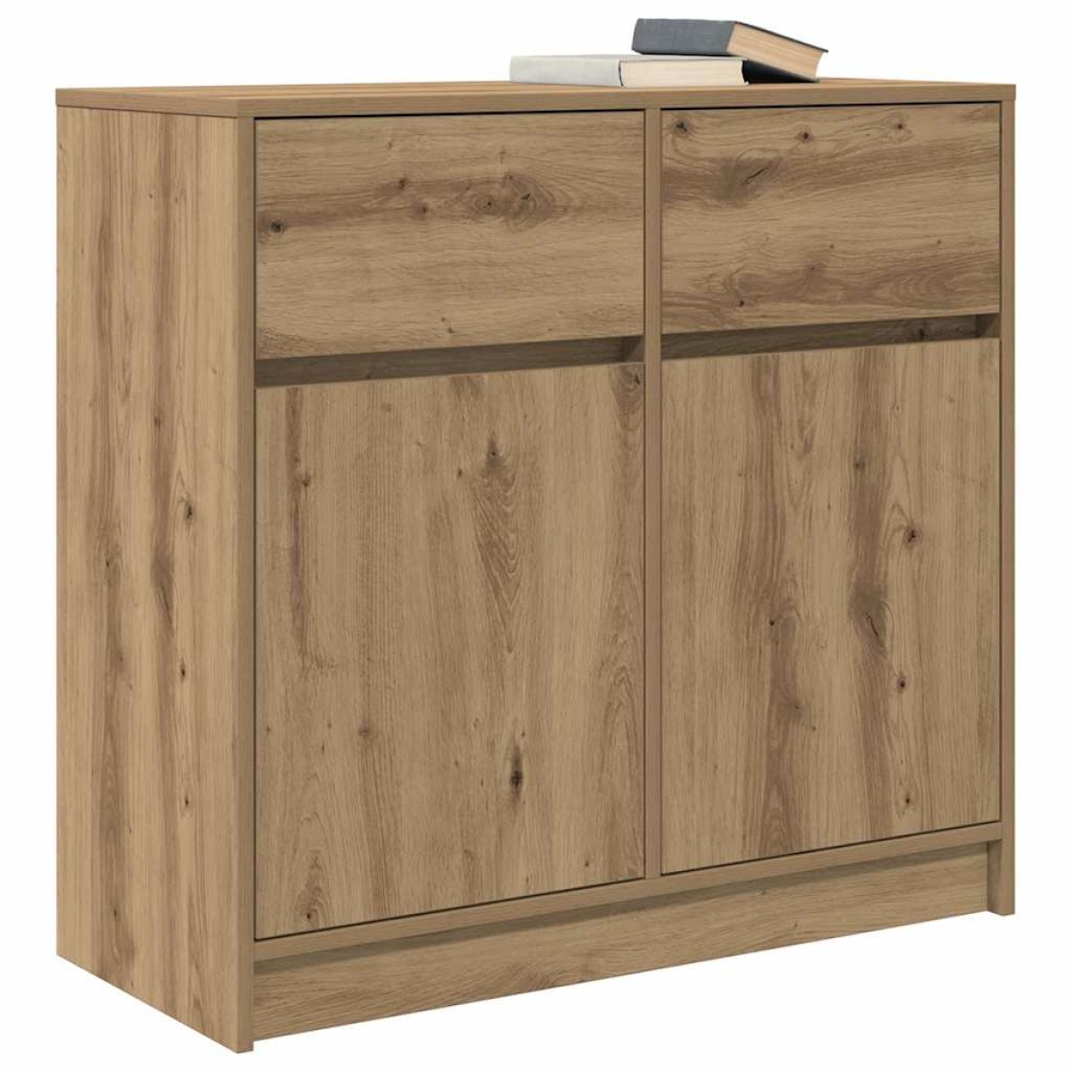 vidaXL Συρταριέρα με Συρτάρια Τεχνίτης Δρυς 80x34x76 εκ. Επεξ. Ξύλο