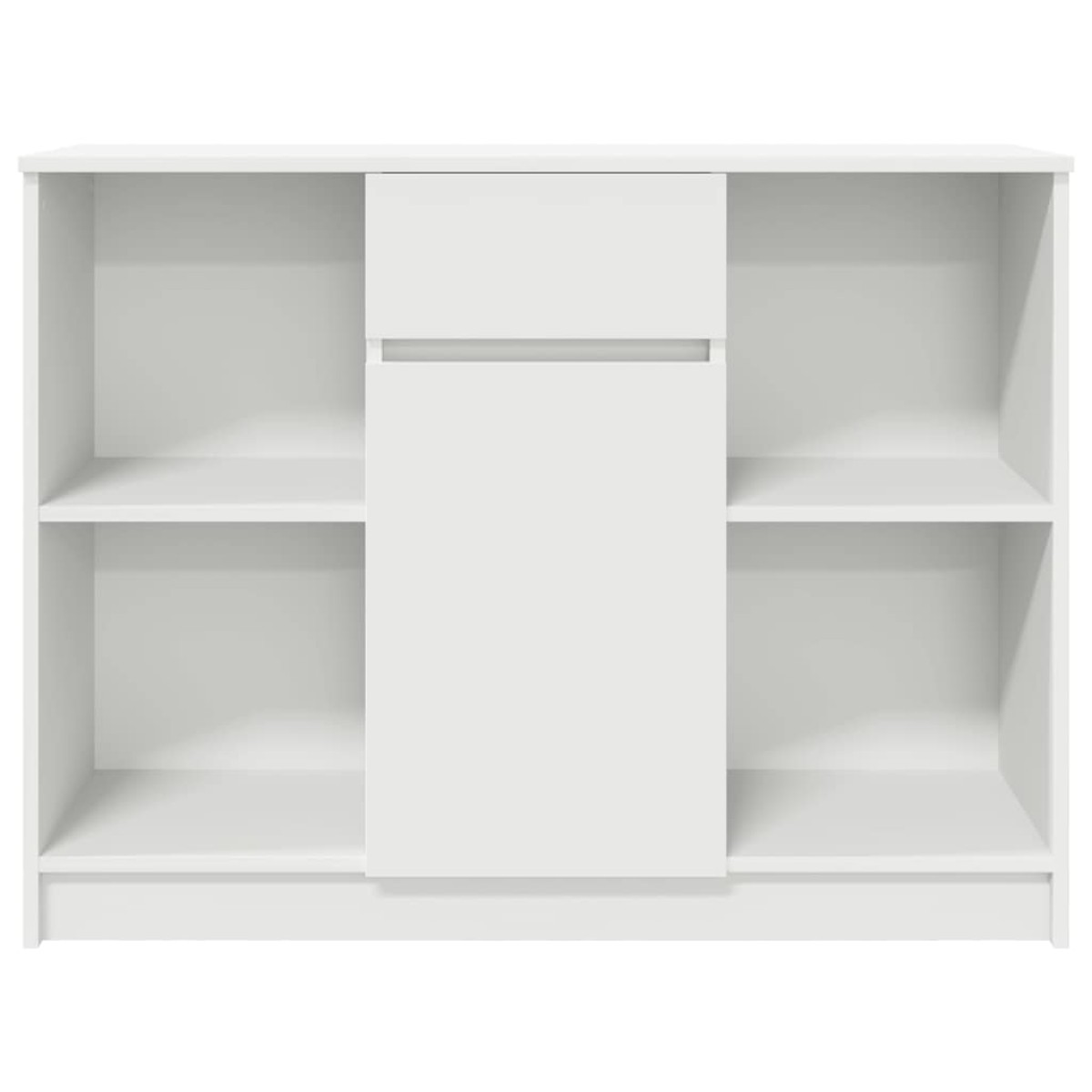 vidaXL Συρταριέρα με Συρτάρια Λευκή 101x35x76 εκ. από Επεξ. Ξύλο