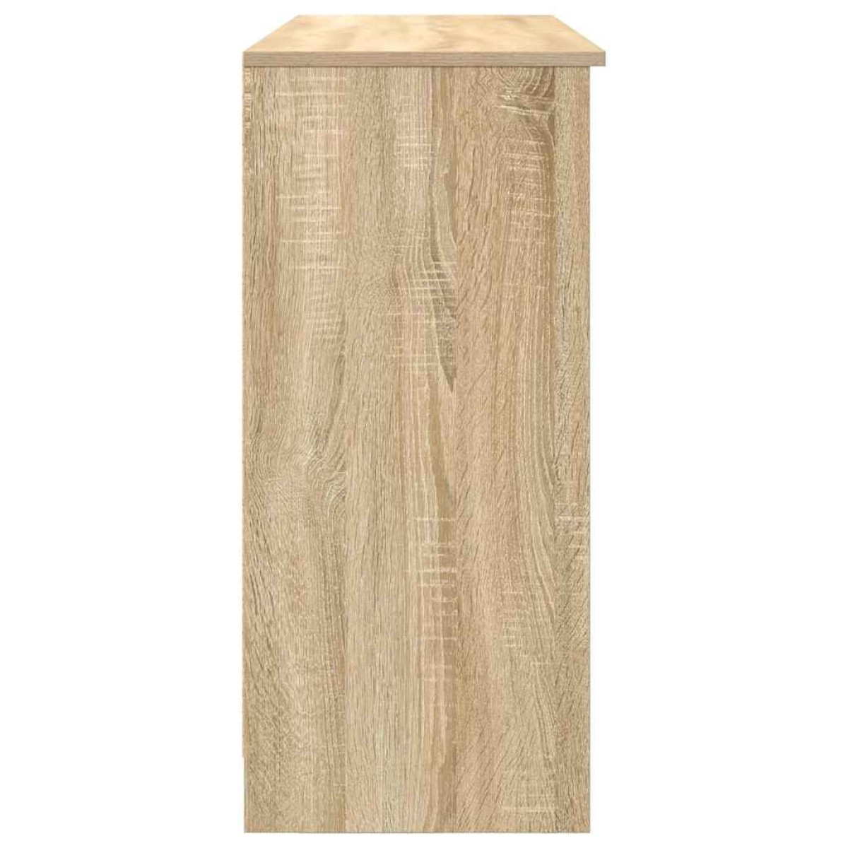 vidaXL Συρταριέρα με Συρτάρια Sonoma Δρυς 101x35x76 εκ. από Επεξ. Ξύλο