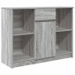 vidaXL Συρταριέρα με Συρτάρια Γκρι Sonoma 101x35x76 εκ. από Επεξ. Ξύλο