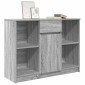 vidaXL Συρταριέρα με Συρτάρια Γκρι Sonoma 101x35x76 εκ. από Επεξ. Ξύλο