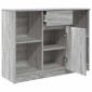 vidaXL Συρταριέρα με Συρτάρια Γκρι Sonoma 101x35x76 εκ. από Επεξ. Ξύλο
