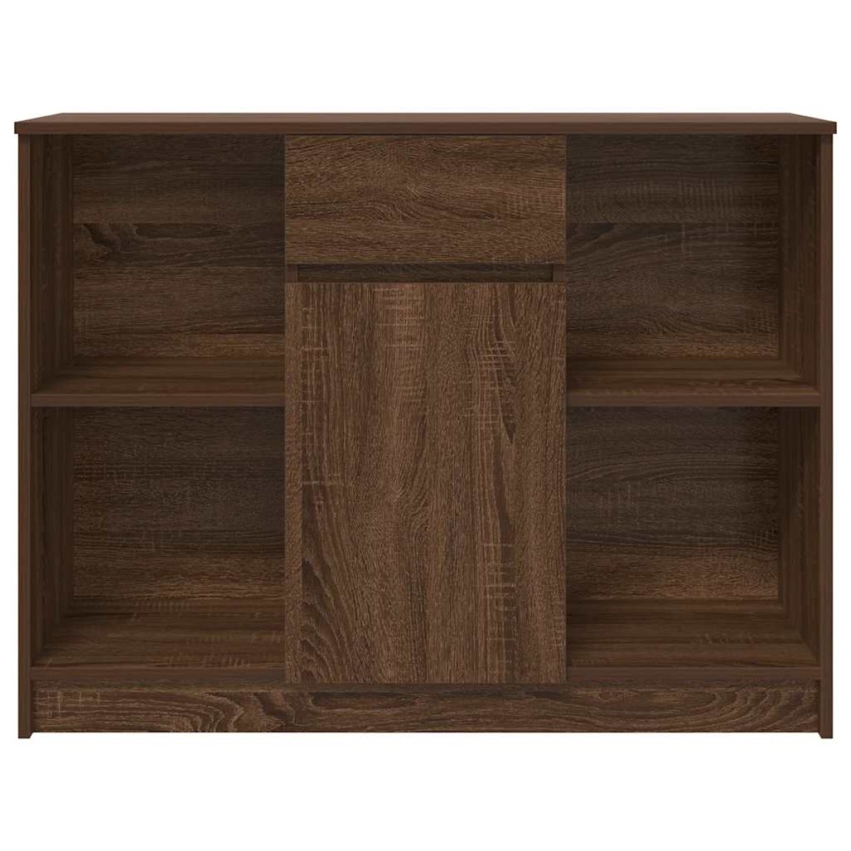 vidaXL Συρταριέρα με Συρτάρια καφέ δρυς 101x35x76 εκ. Επεξ. Ξύλο
